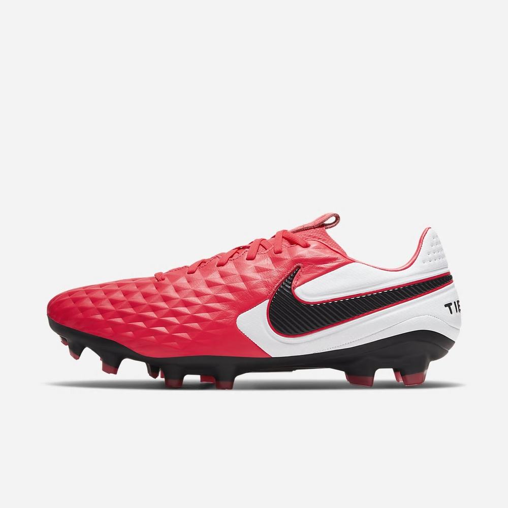 Crampon De Foot Nike Tiempo Legend 8 Pro FG Rouge 1328-597 Laser Crimson/White/Black Homme | NTD-82827469